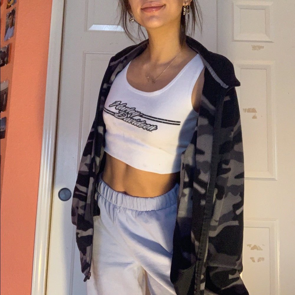 camo zip up jacket
